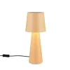 Trio Lighting pöytävalaisin Nubian E27 kellertävänruskea