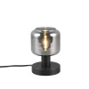 Trio Lighting pöytävalaisin Mataro E14 mattamusta/savu
