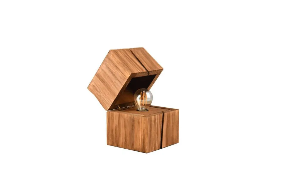 Trio Lighting pöytävalaisin Treasure E14 (sis.) puu