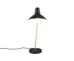 Trio Lighting pöytävalaisin Traveller E27 mattamusta/mattame