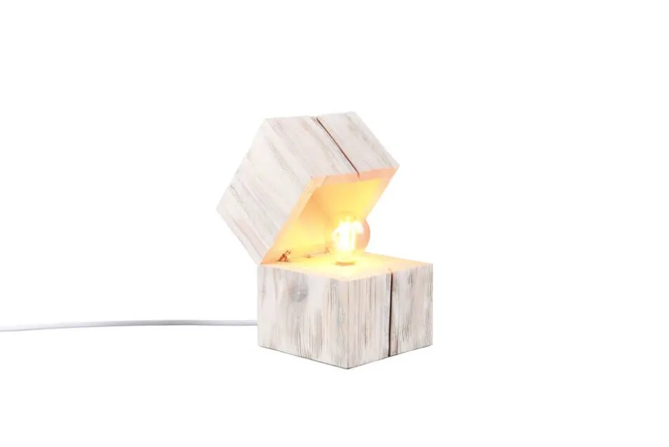 Trio Lighting pöytävalaisin Treasure E14 (sis.) valkoinen