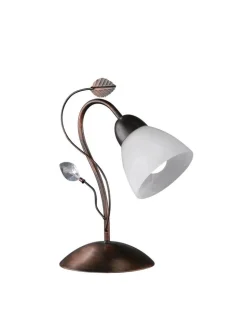 Trio Lighting pöytävalaisin Traditio E14 rustiikki