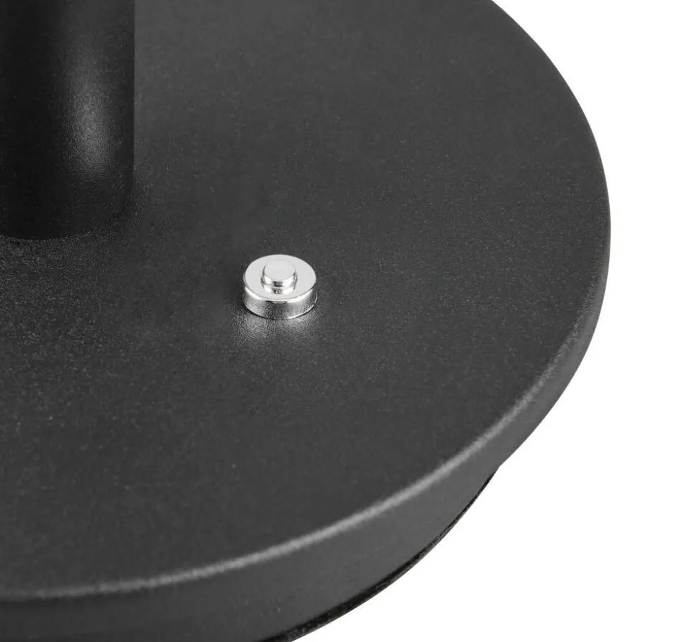 Trio Lighting pöytävalaisin Celeste LED mattamusta/kromattu/