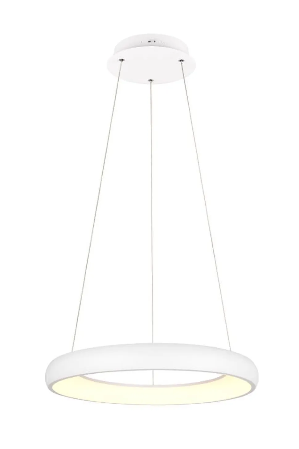 Trio Lighting riippuvalaisin Cardona LED 62 cm mattavalkoine