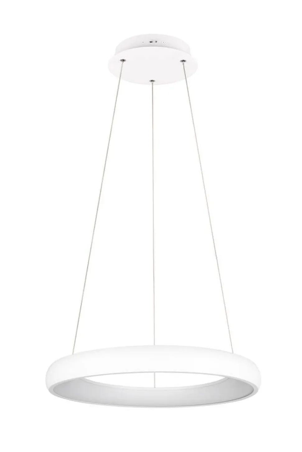 Trio Lighting riippuvalaisin Cardona LED 62 cm mattavalkoine