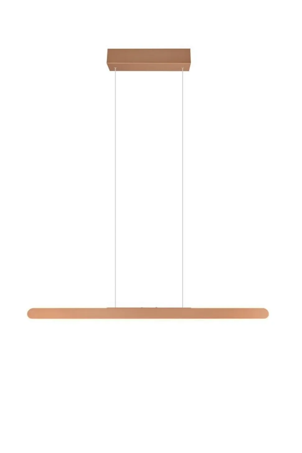 Trio Lighting riippuvalaisin Helios LED 100 cm kahvinruskea