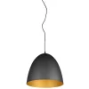 Trio Lighting riippuvalaisin Tilda 40 cm E27 mattamusta/kult