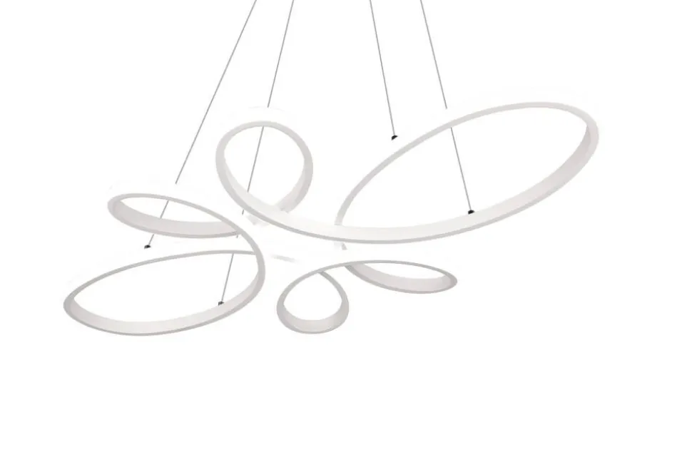 Trio Lighting riippuvalaisin Fly LED mattavalkoinen 4000K