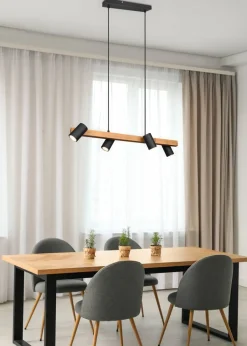 Trio Lighting riippuvalaisin Marley 4-os 80 cm GU10 mattamus