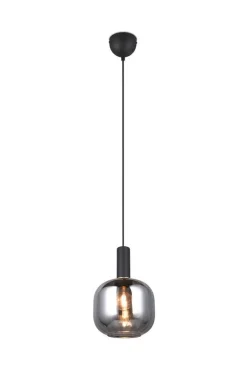 Trio Lighting riippuvalaisin Diva E27 mattamusta/kromattu