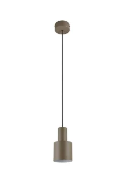 Trio Lighting riippuvalaisin Agudo 1-os E27 harmaanruskea