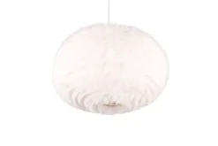 Trio Lighting riippuvalaisin Furry 50 cm E27 hiekanvalkoinen