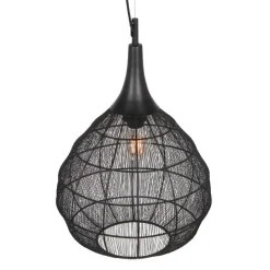 Trio Lighting riippuvalaisin Soraya 42 cm E27 mattamusta