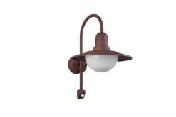 Trio Lighting seinävalaisin Norman E27 rustiikki liiketunnis