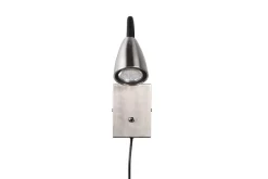 Trio Lighting seinävalaisin Wanda GU10 harjattu teräs