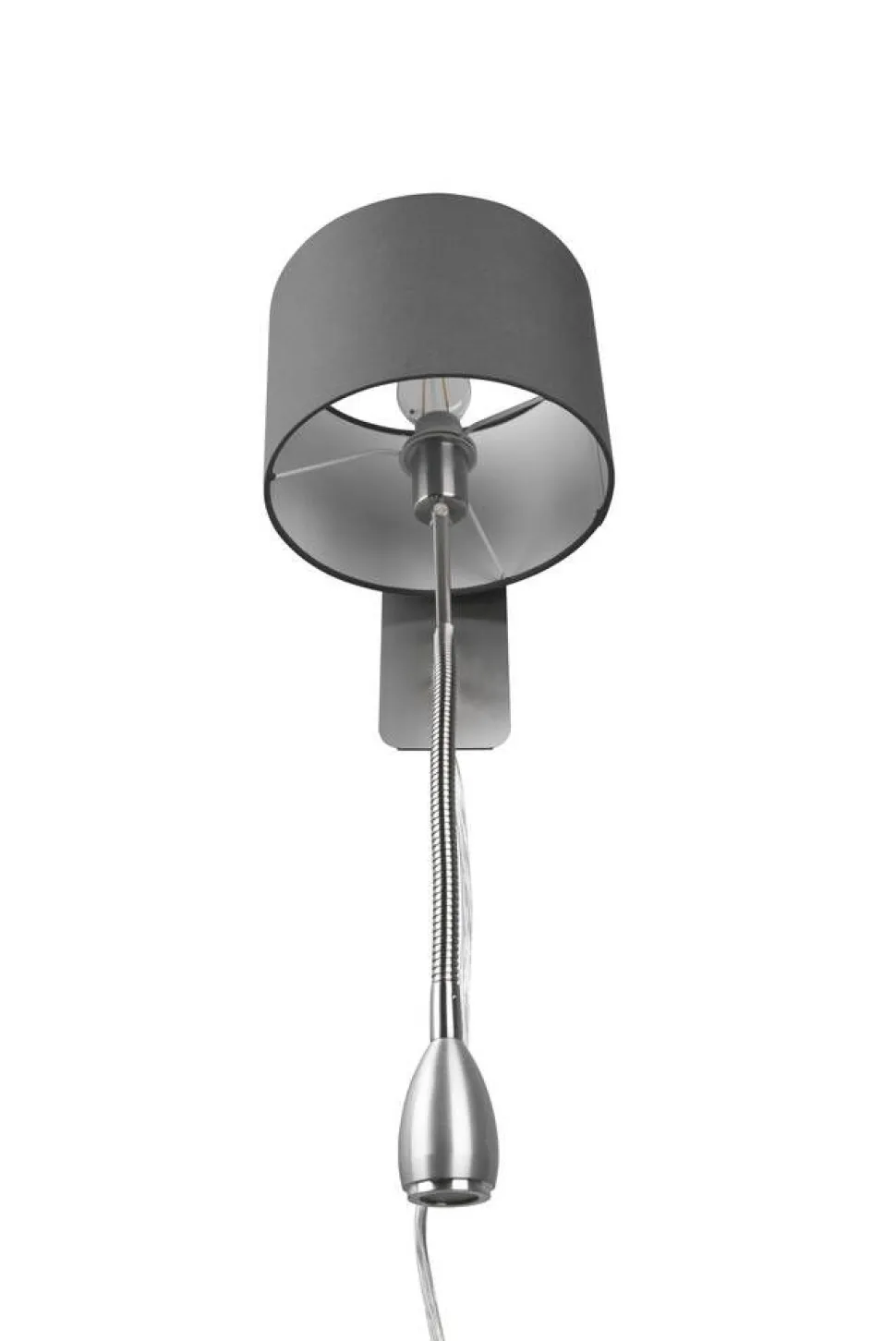 Trio Lighting seinävalaisin Hotel lukuvalolla E14 + LED harm