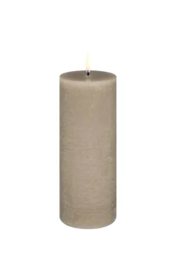 Uyuni LED-kynttilä 7,8x20 cm Sandstone Rustic