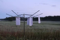Varax kuivausteline 122 5-sak. harmaa
