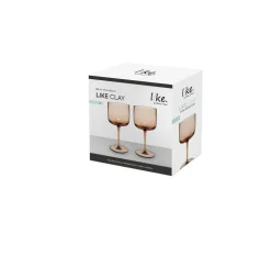 Villeroy&Boch Like Viinilasisetti 8,5x17 cm 0,27l Clay 2-os.