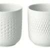 Villeroy&Boch Manufacture Collier Blanc muki blanc 2 kpl valkoinen