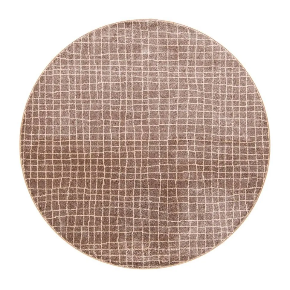 VM-Carpet Aari 14 ruskea, kantti 5938, Ø 160 cm