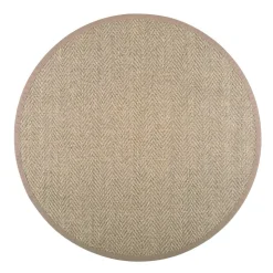 VM-Carpet Barrakuda 9307 natur, Ø 240 cm, kantti 25