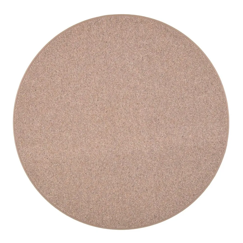 VM-Carpet Hiillos, 752 ruskea Ø 240 cm, kantti 25 B