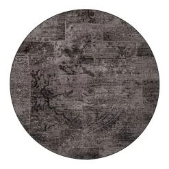 VM-Carpet matto Rustiikki ø 160 cm 98 musta