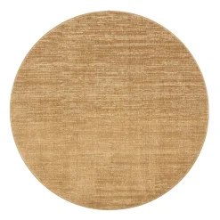 VM-Carpet matto Sametti ø 240 cm 246 keltainen