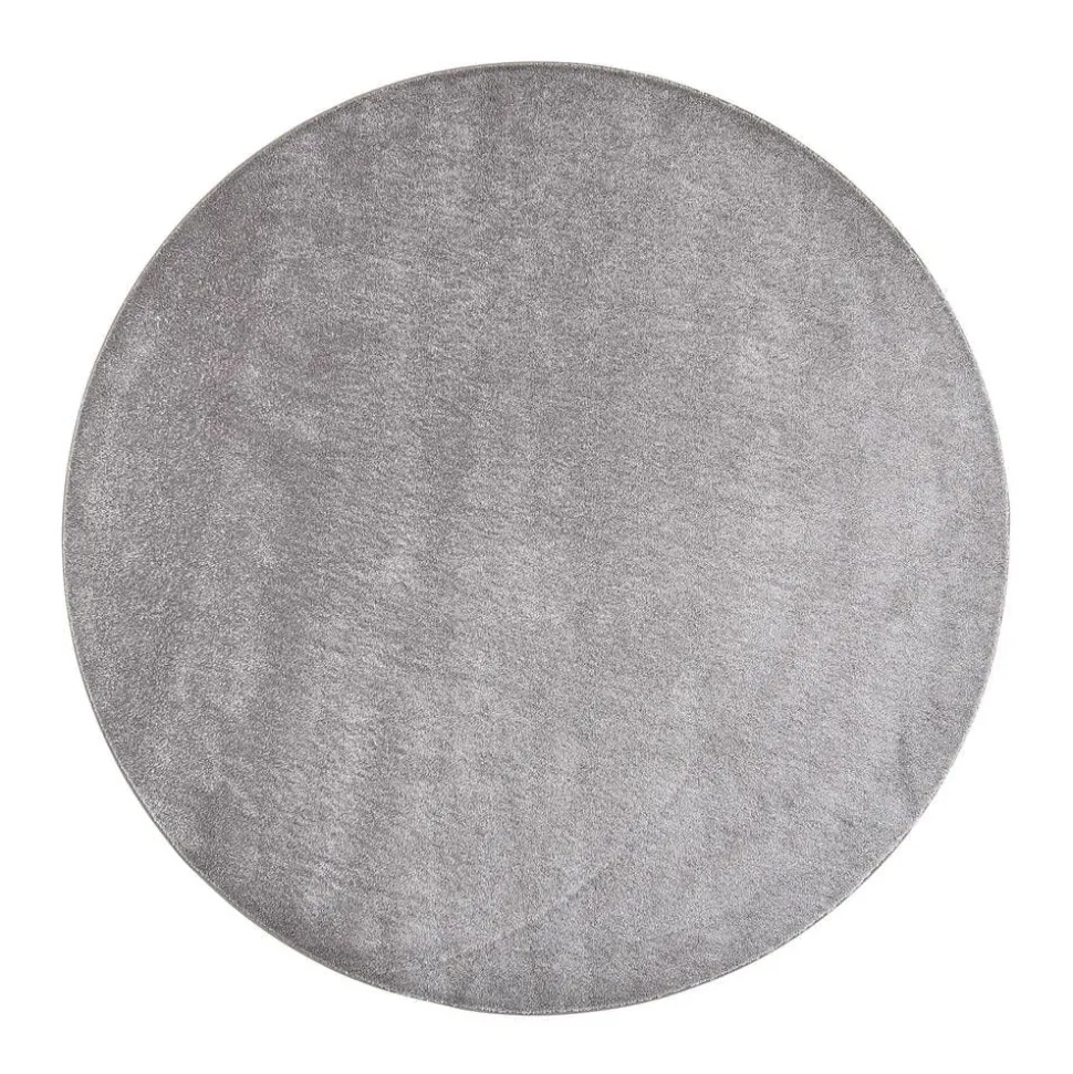 VM-Carpet Satine 850 harmaa, Ø 200 cm, kantti 5434