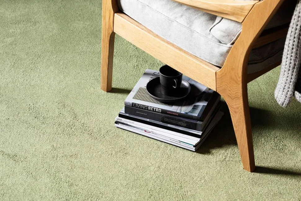 VM-Carpet Satine 572 vihreä, 80*300 cm, kantti 5784