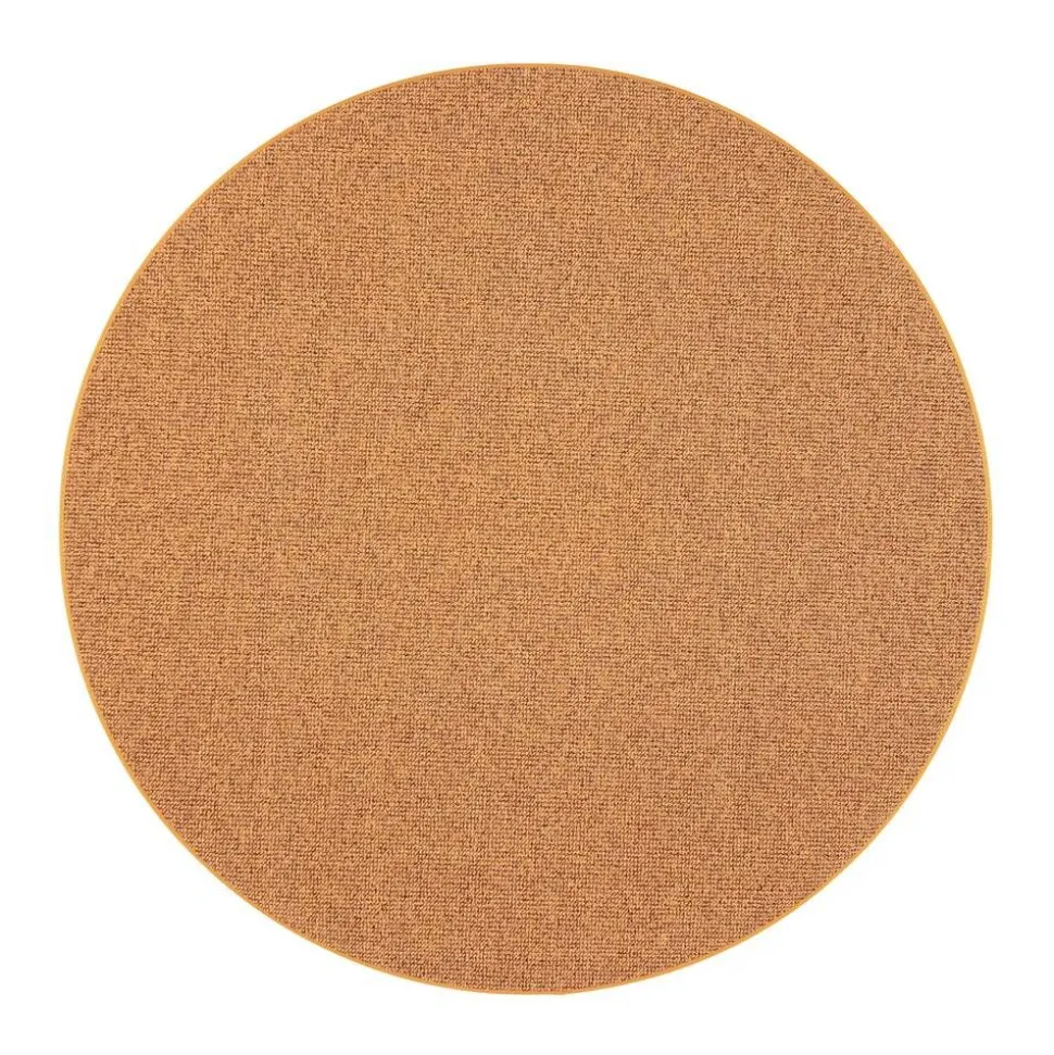 VM-Carpet Tweed, 52 keltainen, Ø 133 cm, kantti 5674